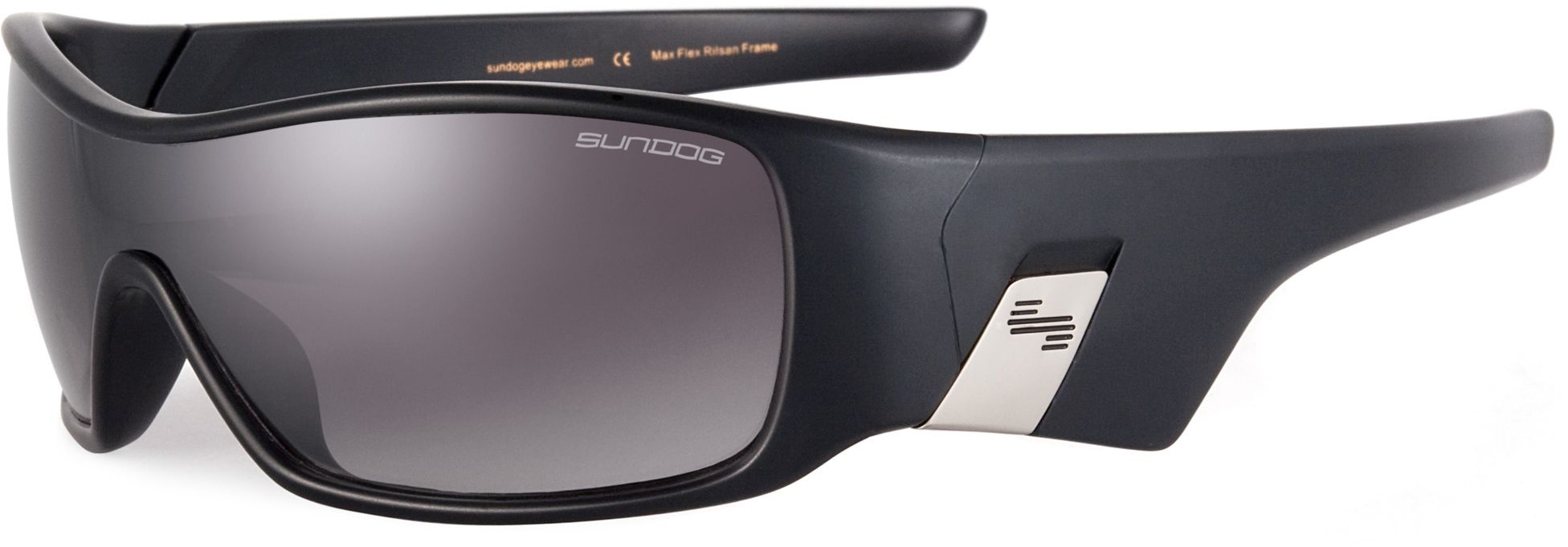 Sundog Chop Sunglasses - Black Frame/Gradient Smoke Lens