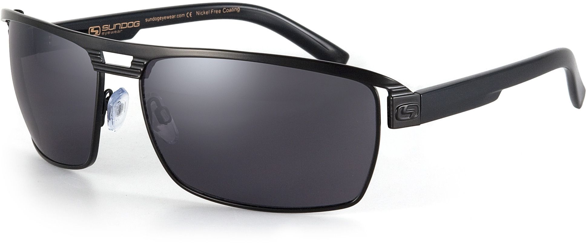 Sundog Fluid Sunglasses - Black Frame/Smoke Lens