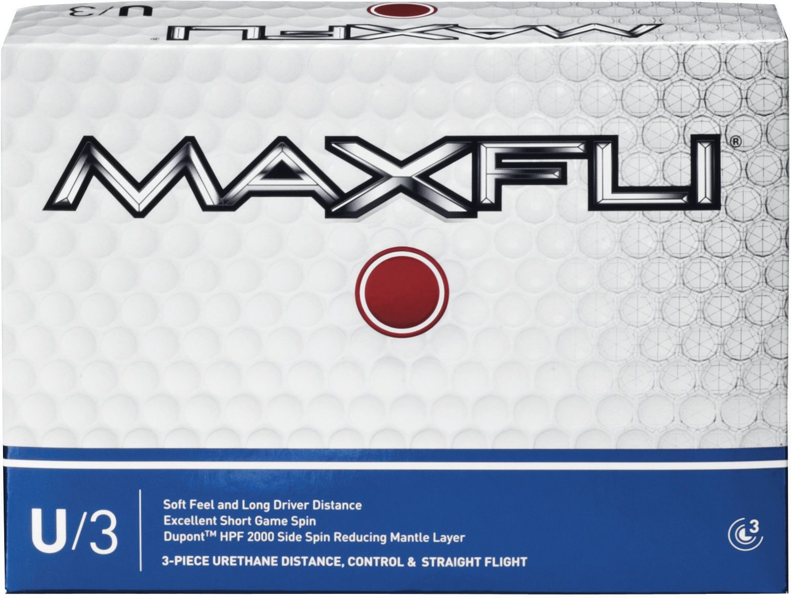 Maxfli U/3 Golf Balls - 12 pack