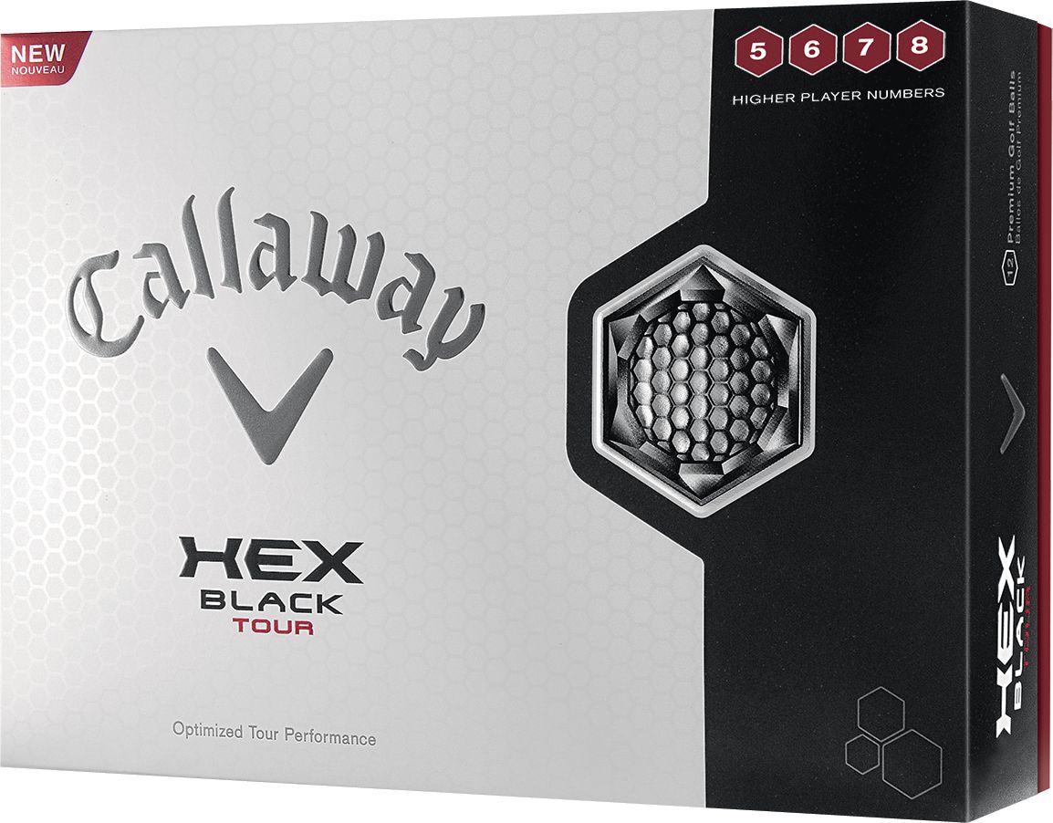 Callaway HEX Black Tour High Numbers Golf Balls - 12 pack (Personalized)