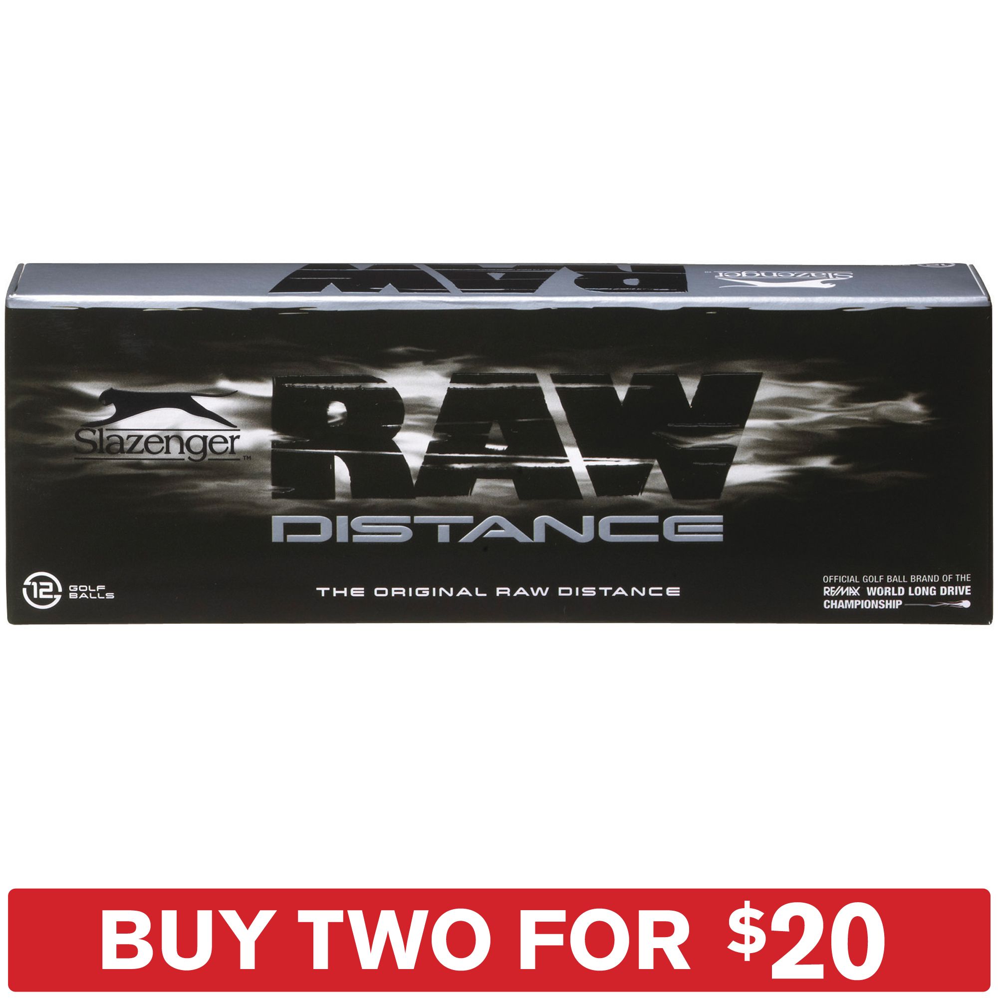 Slazenger Raw Distance Golf Balls - 12 pack