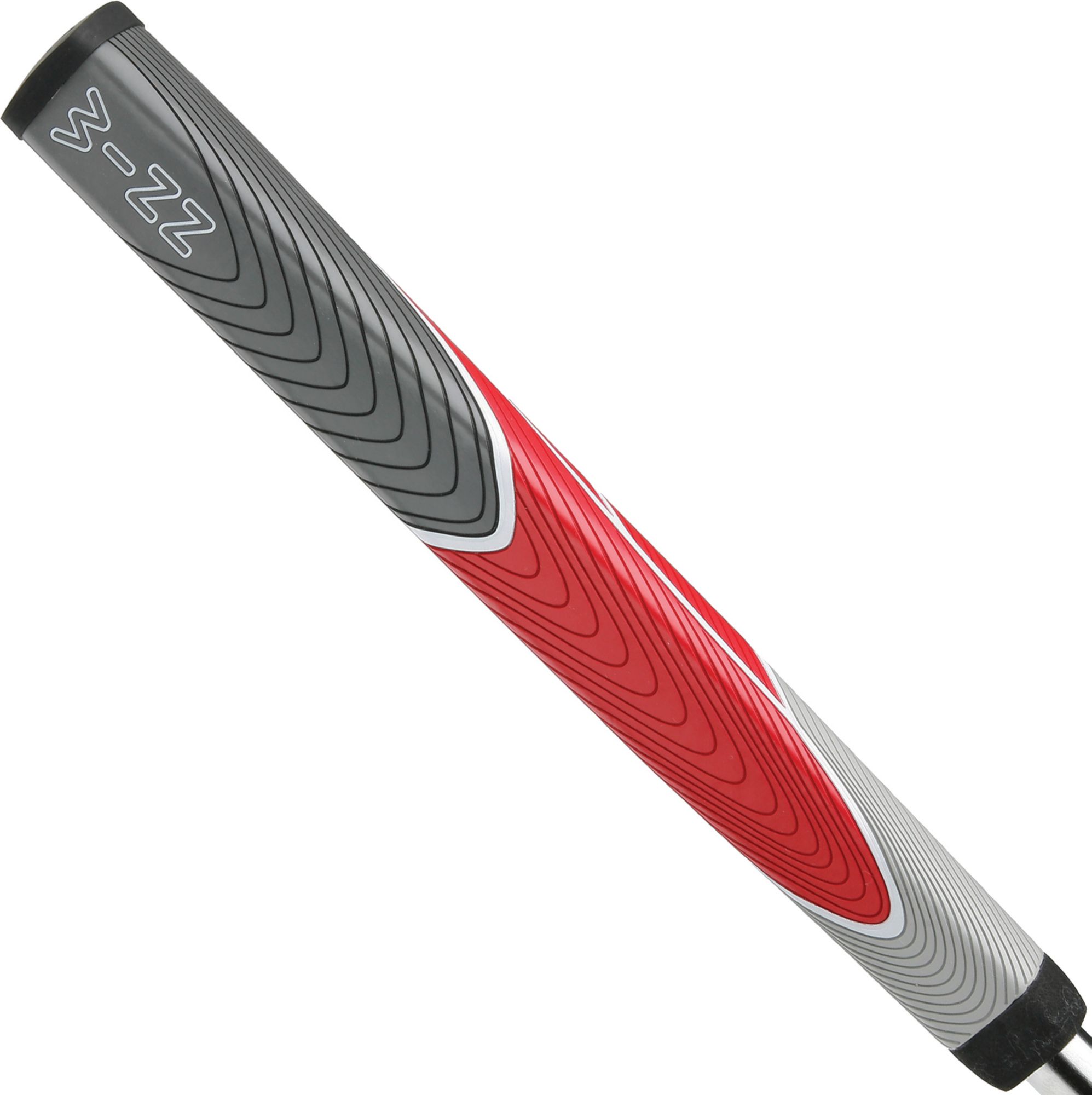 Winn AVS Jumbo Putter Grip - Grey/Red/Stone
