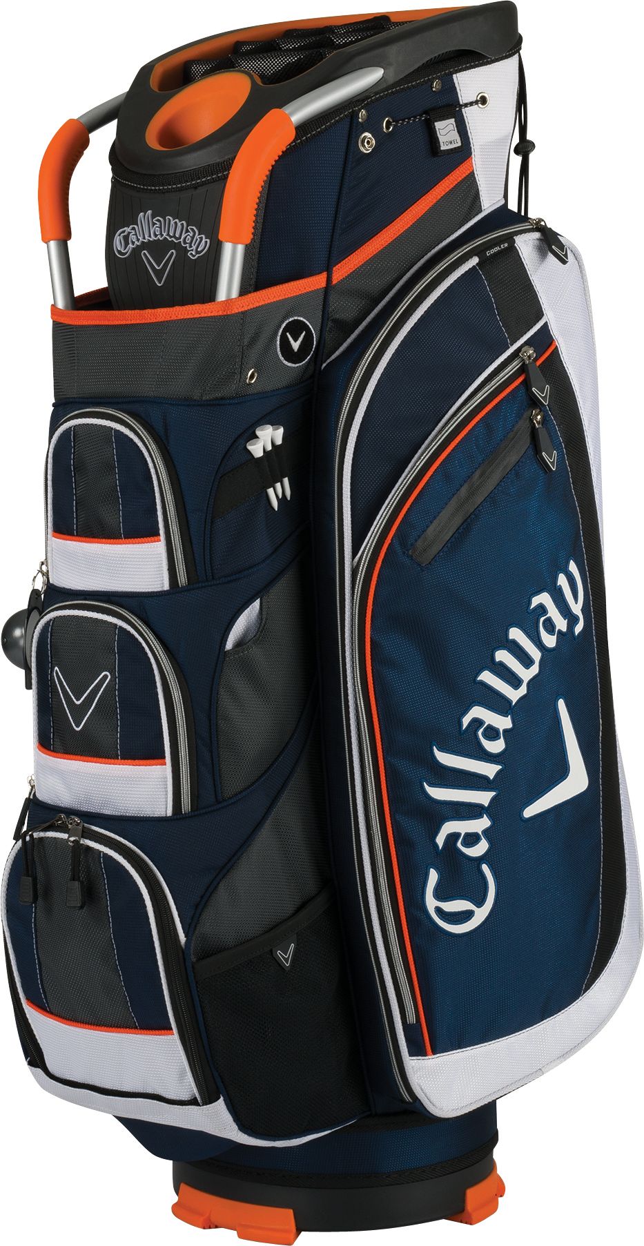 Navy Orange White