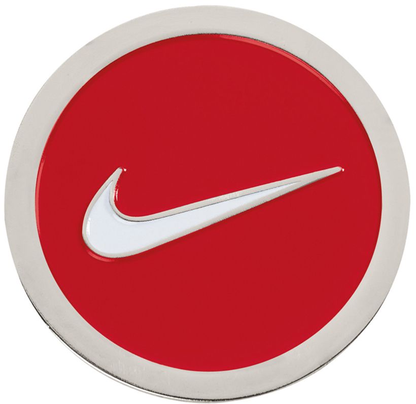 Nike Golf Hat Clip & Ball Marker - Red