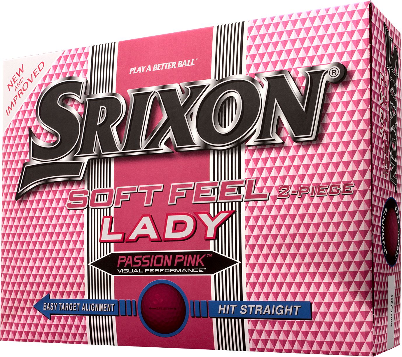 Srixon Soft Feel Lady Golf Balls (Pink) - 12 Pack