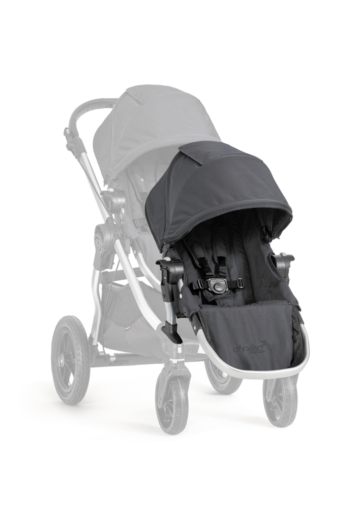 baby jogger city select second seat black frame