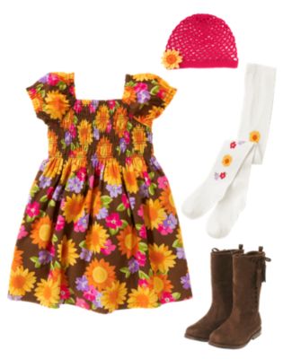  Back To School   Kid Girl Sunflower Smiles Fall 2012 & Capsule Line