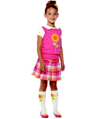  Kid Girl   Sunflower Smiles Back To School 2012