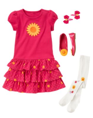  Back To School   Kid Girl Sunflower Smiles Fall 2012 & Capsule Line