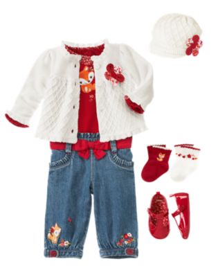  Gymboree Adorable Fox Line   Newborn Girl   Fall 2012