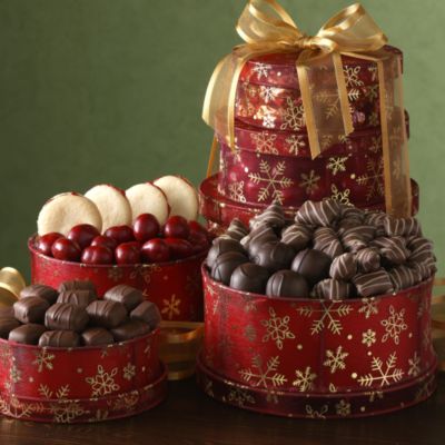 Holiday Confection Tower Gourmet Gift