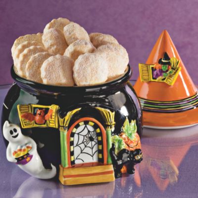 <font color=red>NEW</font> Cauldron Cookie Jar with Cookies