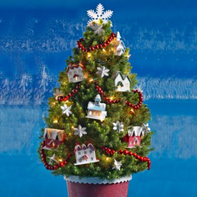 <font color=red>NEW</font> Christmas Village Tree