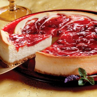 Cranberry Pomegranate Cheesecake