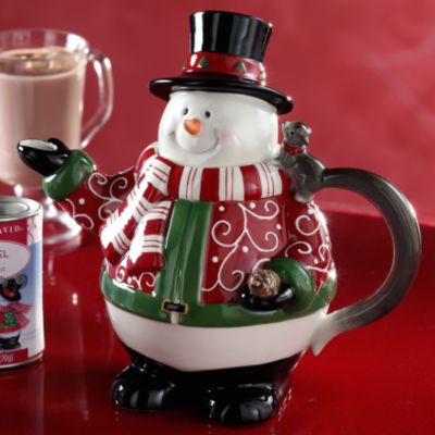 <font color=red>NEW</font> Snowman Cocoa Pot