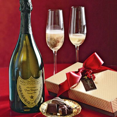 Dom P&amp;#233;rignon with Chocolatier Collection