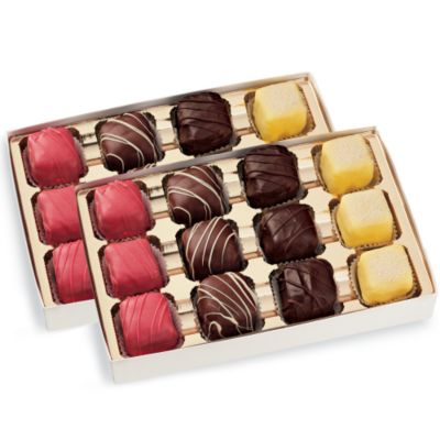 Two Gift Boxes of Cheesecake Petits Fours