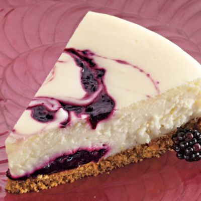 Ripe Blackberry Cheesecake