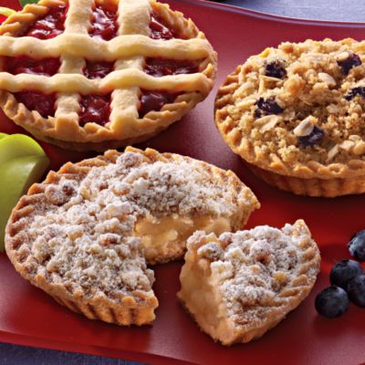 Six Fresh Fruit Pies