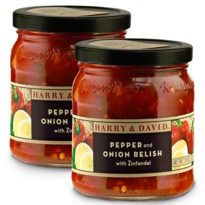 Zinfandel Pepper and Onion Relish / 2 Jars