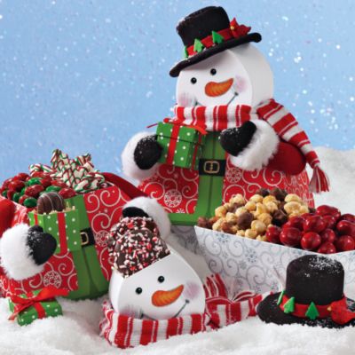 Snowman Sweets Tower