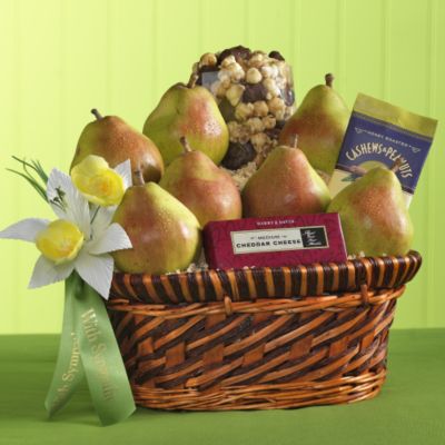 4-Star Sympathy Gift Basket with FREE Upgrade to Express Delivery