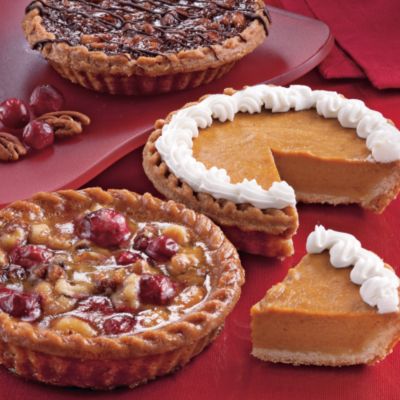 Six Mini Pies in Rich Fall Flavors