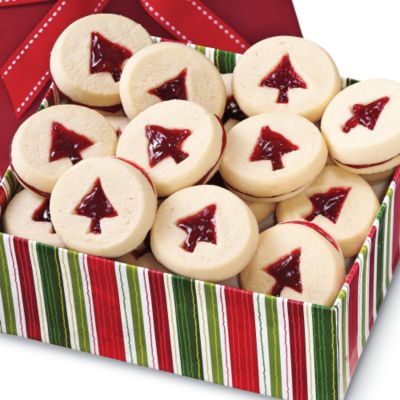 Christmas Tree Shortbread Cookies