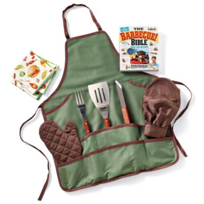 Barbecue Grilling Gift with Apron, gift idea for dad, father day present, father day gift idea, day father gift unique, father day gift basket