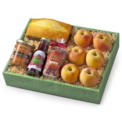 Oregold® Peaches, Pound Cake and Toppings