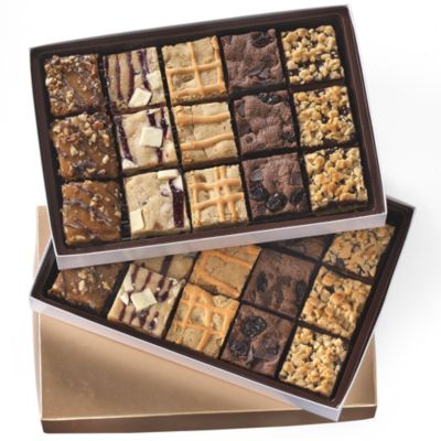 Deluxe Gourmet Brownies, 2 Boxes, holiday gift basket, good gift basket, Christmas gift idea