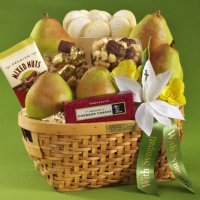 4-Star Sympathy Gift Basket with FREE Upgrade to Express Delivery