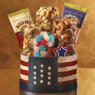 Star and Stripes Gift Drum