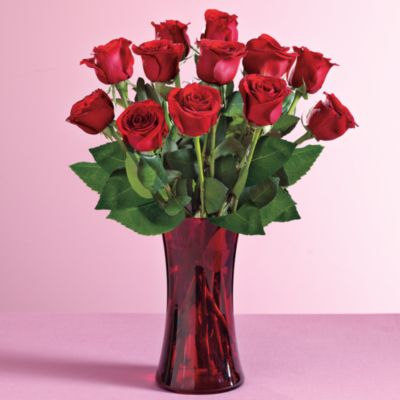 Classic Valentine Long-Stemmed Rose Bouquet