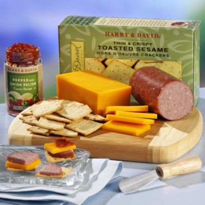 A Cut Above the Rest Gourmet Gift, food gift basket, unique gift basket, gourmet gift basket