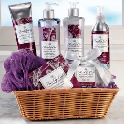 Lavender Citron Spa Gift Basket