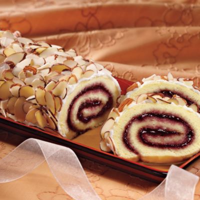 Raspberry Roulade