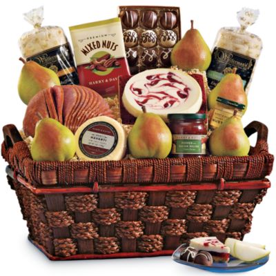 Gourmet Ham Buffet Gift Basket with Express Delivery Upgrade Included