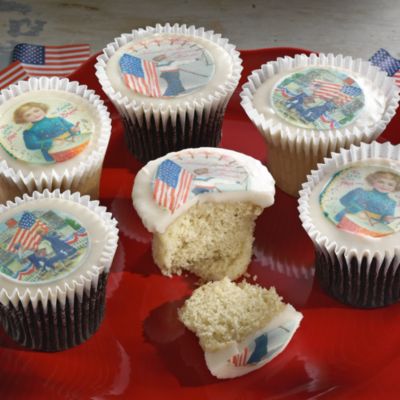 American Heritage Cupcake Collection, 4th of july gift, patriotic gift, gift box package, fourth of july, patriotic party