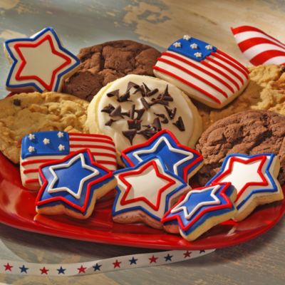 All-American Cookie Collection, 4th of july gift, patriotic gift, gift box package, fourth of july, patriotic party