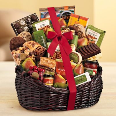 Hearthside Gift Basket - Deluxe, snack gift basket, tea gift basket, gift basket delivery, housewarming gift basket