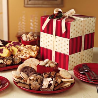 Holiday Bakery Gift Tower - Deluxe, christmas gift idea, christmas gift online, best christmas gift idea, fun christmas gift
