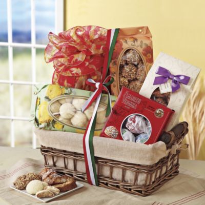 Italian Christmas Sweets Basket, christmas gift idea, christmas gift online, best christmas gift idea, fun christmas gift