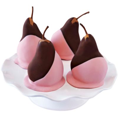 Pink Hand-Dipped Chocolate Pears Gift