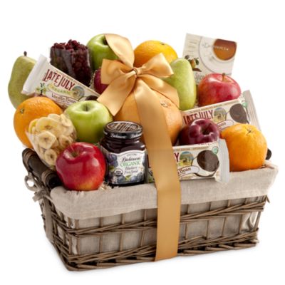 Deluxe Organic Fruit Gift Basket