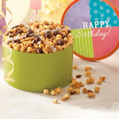 Moose Munch&#174; Popcorn Birthday Gift Tin