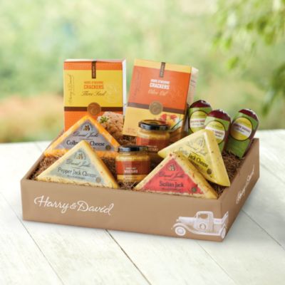 Sausage, Cheese and Crackers Gift Box Deluxe from Harry & David