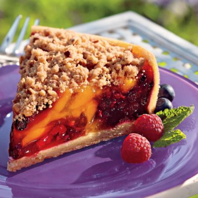 American Classic Peach & Berry Pie