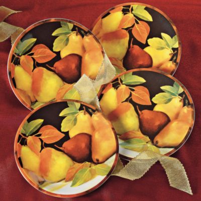 Golden Harvest Dessert Plates