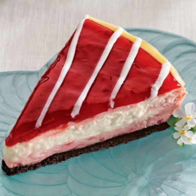Layered Strawberry Cheesecake